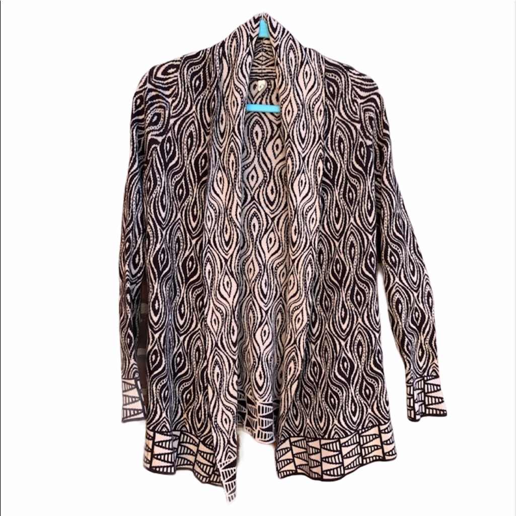 Anthropologie Moth Open Front Cardigan Size Small